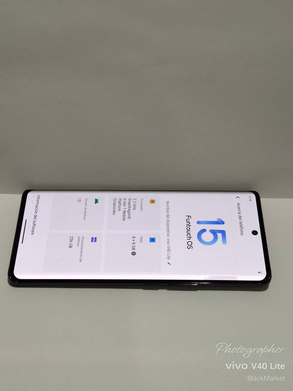 Celular Vivo V40 Lite, 5G