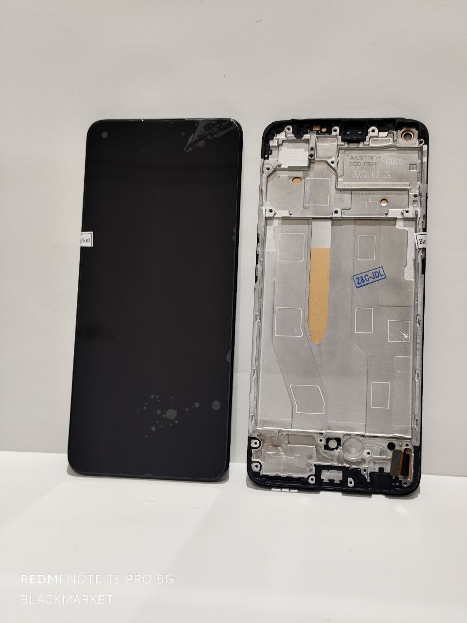 Display Oppo Reno 7 4G, con Marco incell sin huella